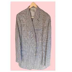 Canali 3 Button Tweed Cashmere Blazer - Made in Italy